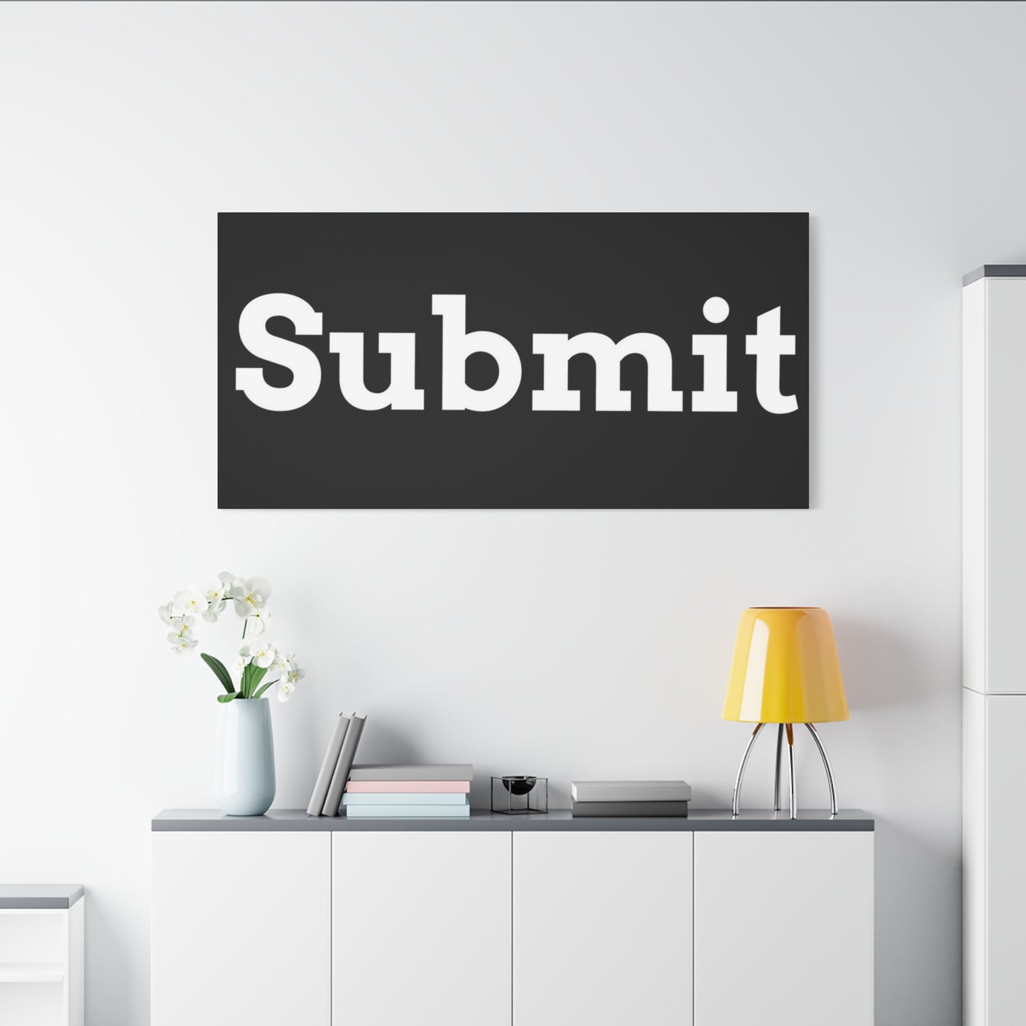 Classic Canvas - "Submit"" - Premium Canvas from Concordia Style Boutique - Just $26.40! Shop now at Concordia Style Boutique