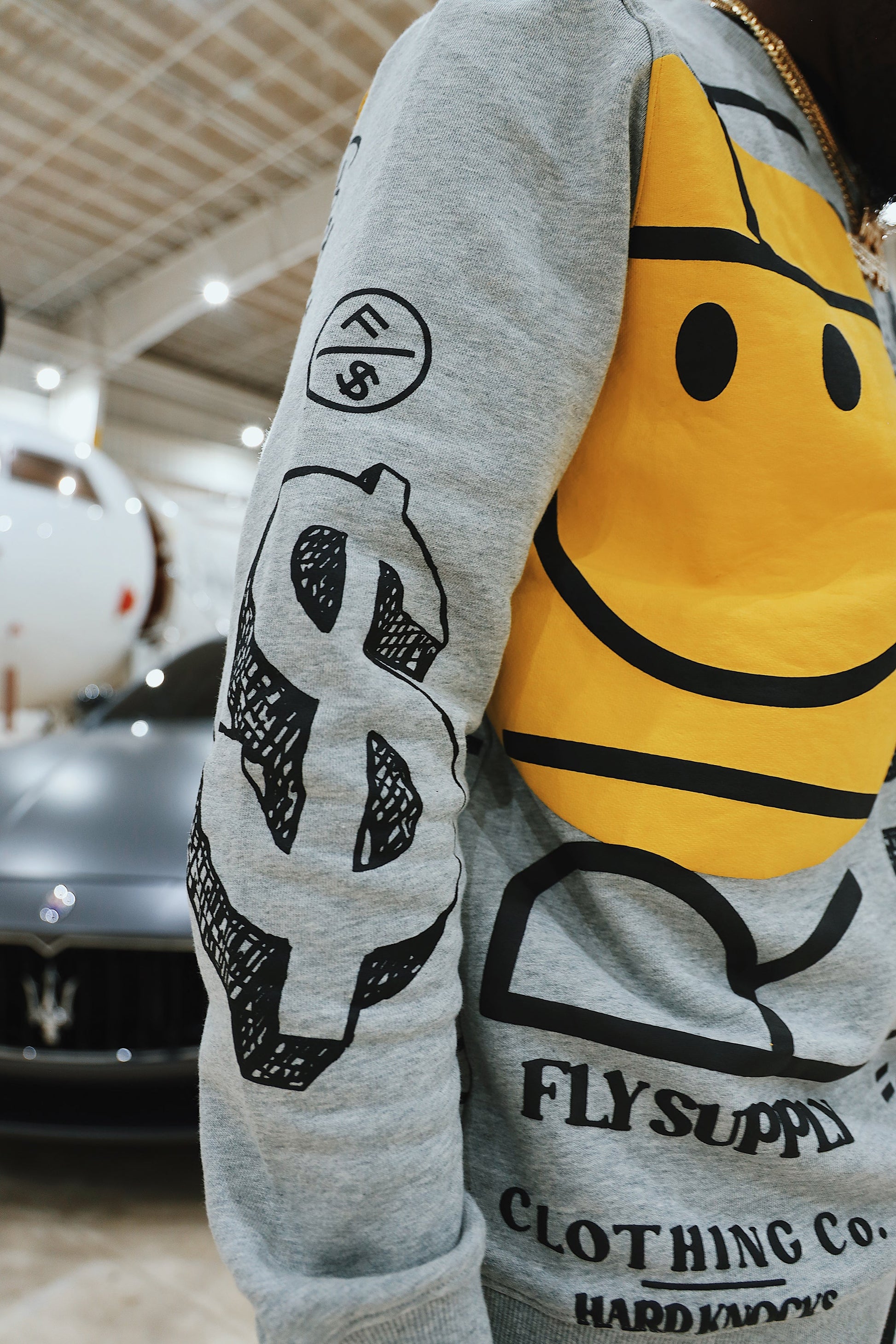 New Rich Crewneck Sweater (Heather Grey) - Concordia Style Boutique