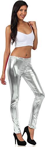 Sakkas Footless Liquid Wet Look Shiny Metallic Stretch Leggings - Concordia Style Boutique