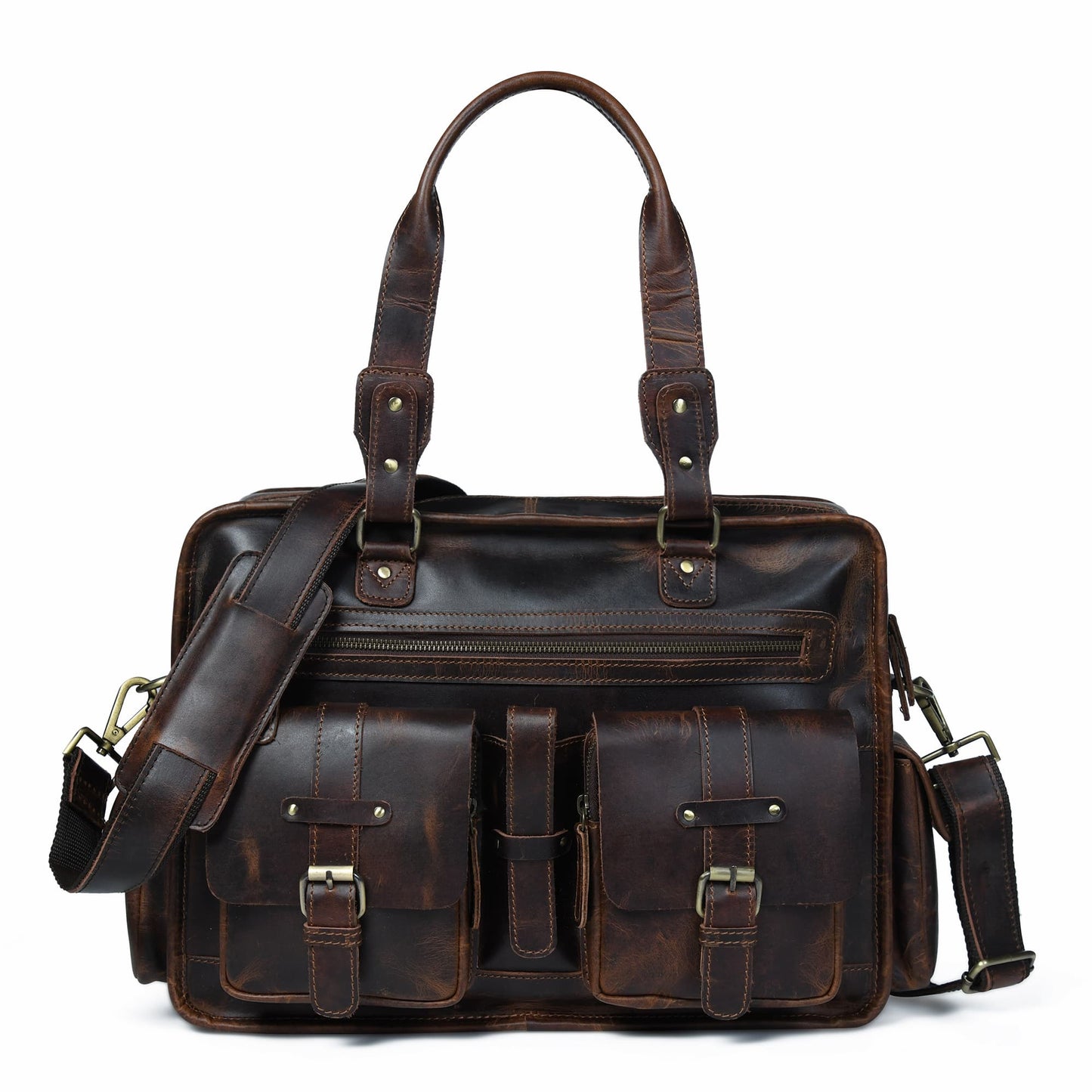 Dryden Buffalo Briefcase - Concordia Style Boutique