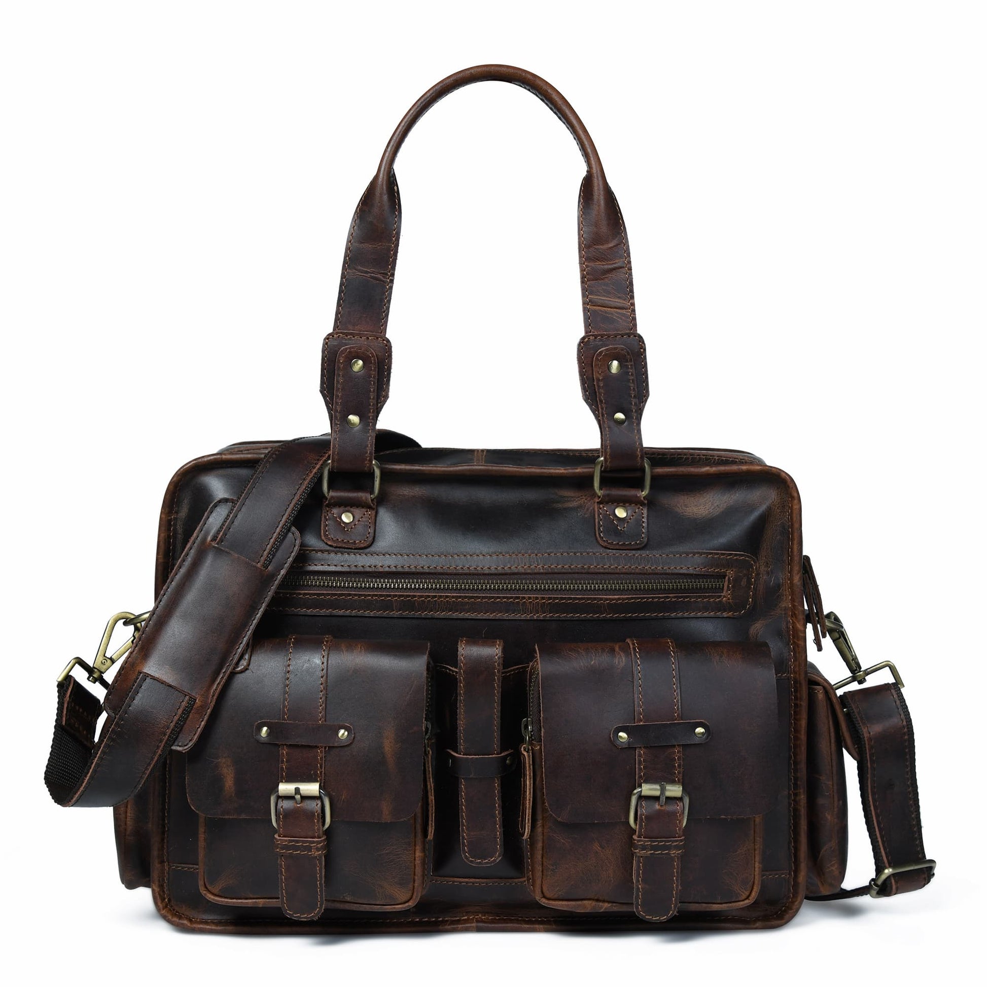 Dryden Buffalo Briefcase - Concordia Style Boutique