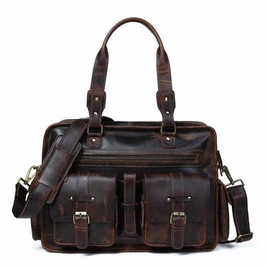 Dryden Buffalo Briefcase - Concordia Style Boutique