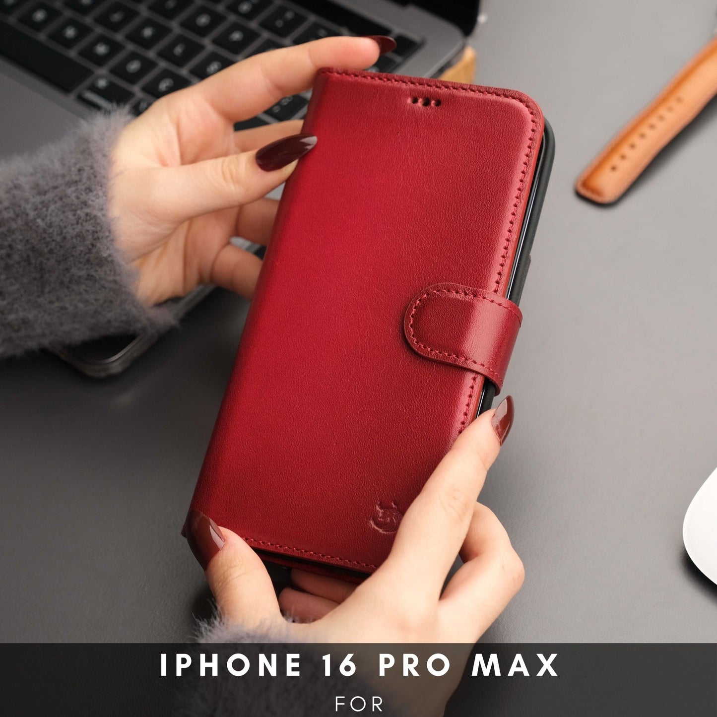 Casper iPhone 16 Pro Max Wallet Case Leather MagSafe - Concordia Style Boutique