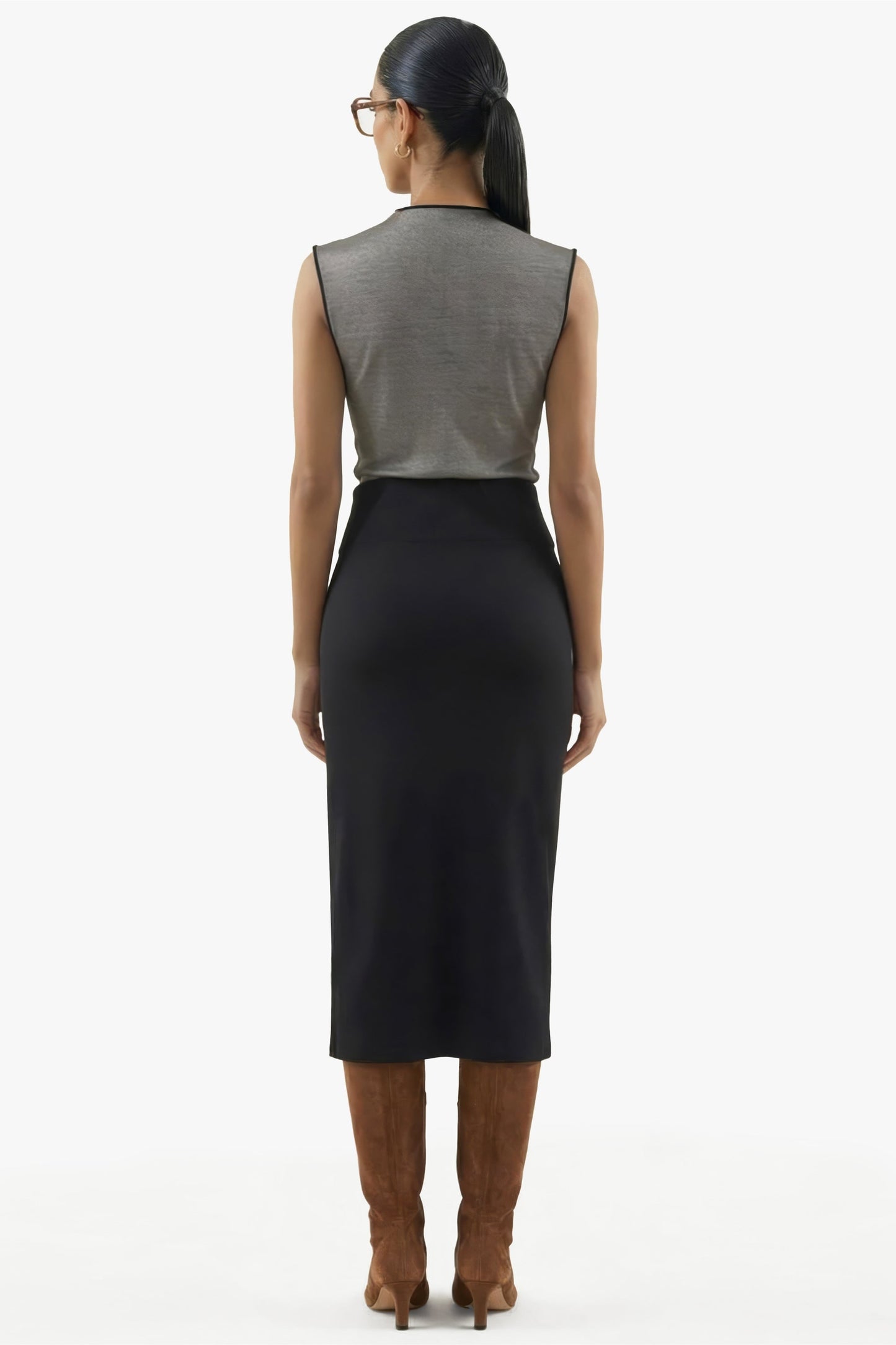 The Sculptural Column Skirt