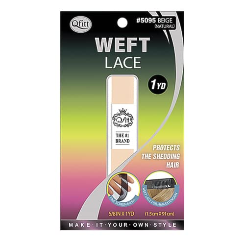 Qfitt Weft Lace 5/8" x 1YD Protects The Shedding Hair Hair-Pieces Hair Extension - Premium weft lace from VIP Extensions - Just $1.99! Shop now at Concordia Style Boutique