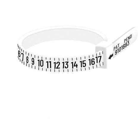 Standard Ring Measuring Ruler Finger Size Measuring Tape With Ring - Premium Standard Ring Measuring Ruler Finger Siz from Heyang - Just $7.99! Shop now at Concordia Style Boutique