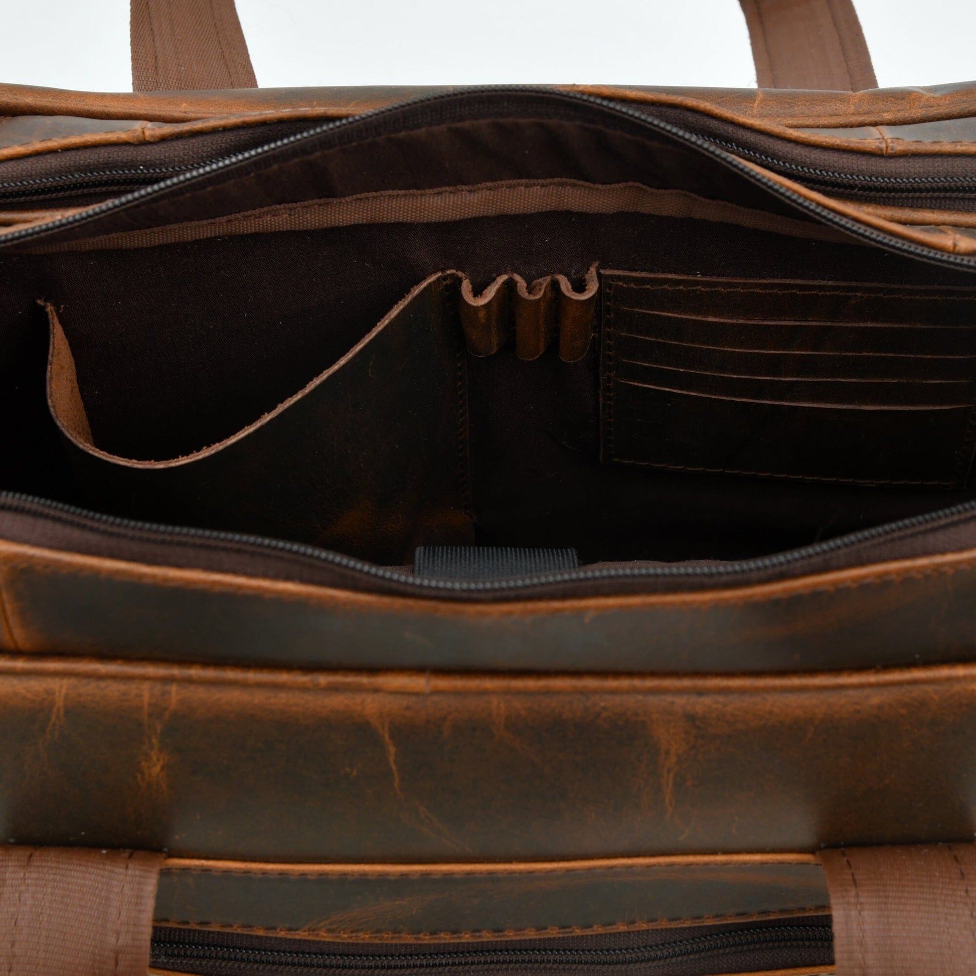 The Brooklyn - Leather Briefcase - Concordia Style Boutique