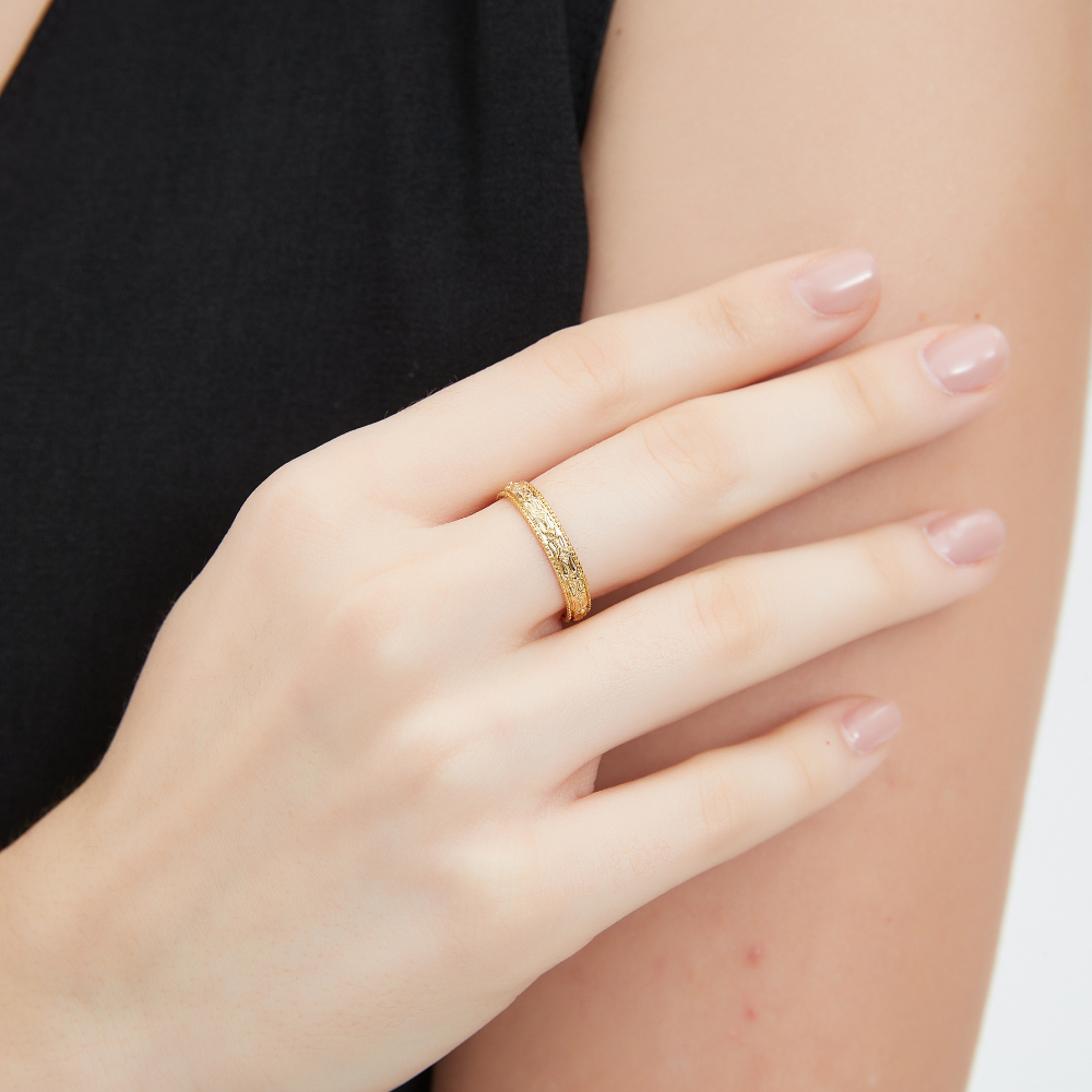 ELEGANT VERMEIL RING (ADJUSTABLE) - Concordia Style Boutique