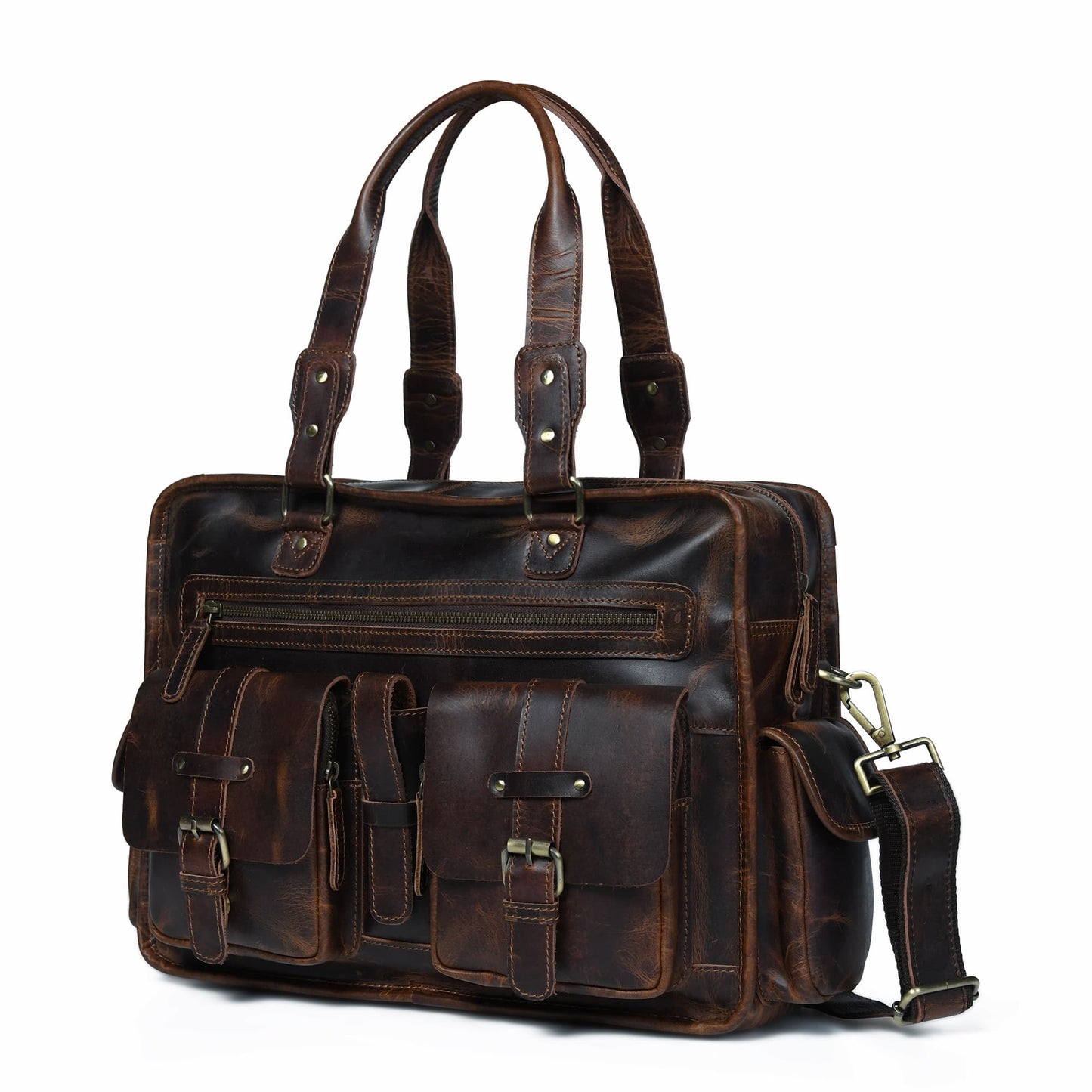 Dryden Buffalo Briefcase - Concordia Style Boutique