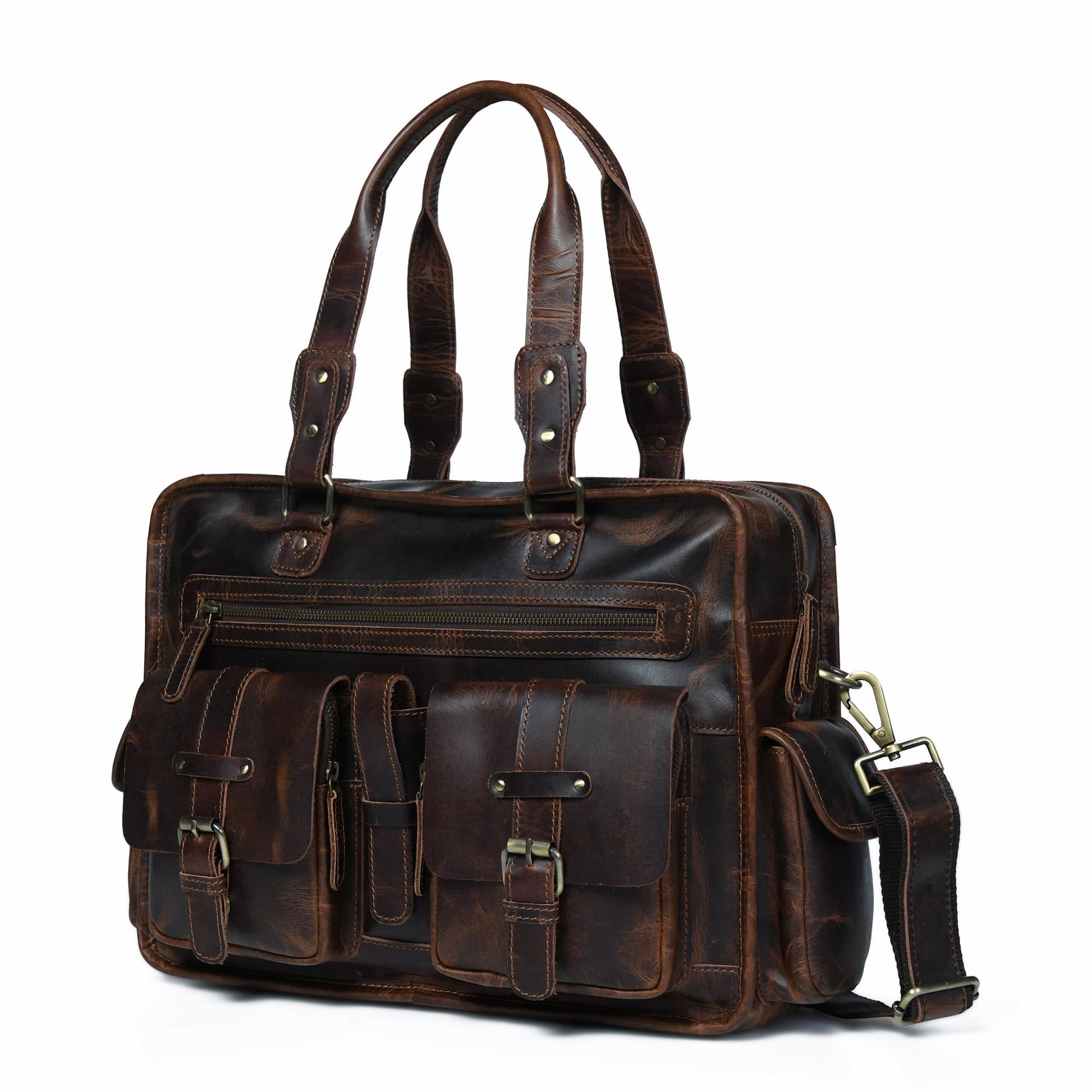 Dryden Buffalo Briefcase - Concordia Style Boutique