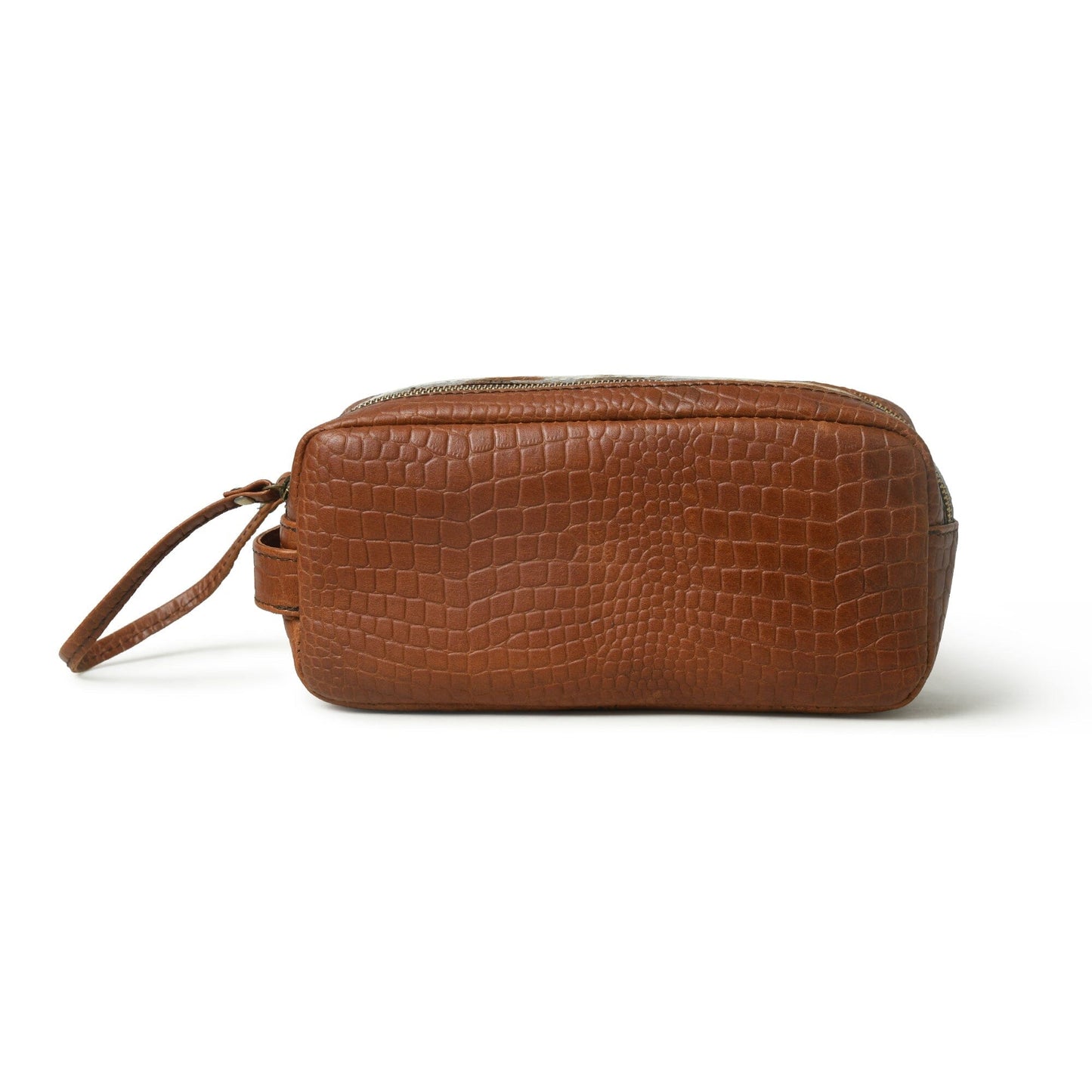 Hairon Croco Leather Toiletry Bag - Concordia Style Boutique