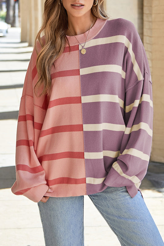 Araya Stripe Oversized Sweater - Concordia Style Boutique