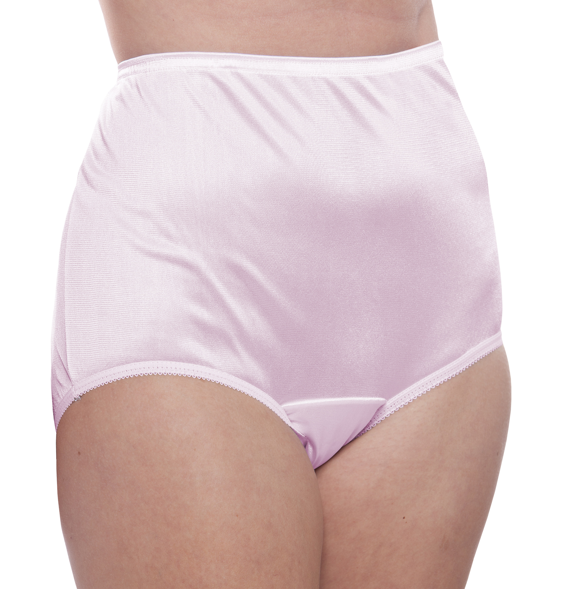 Nylon Brief Panty (Style 331/Plain Jane) 4 Pack in Lilac - Concordia Style Boutique