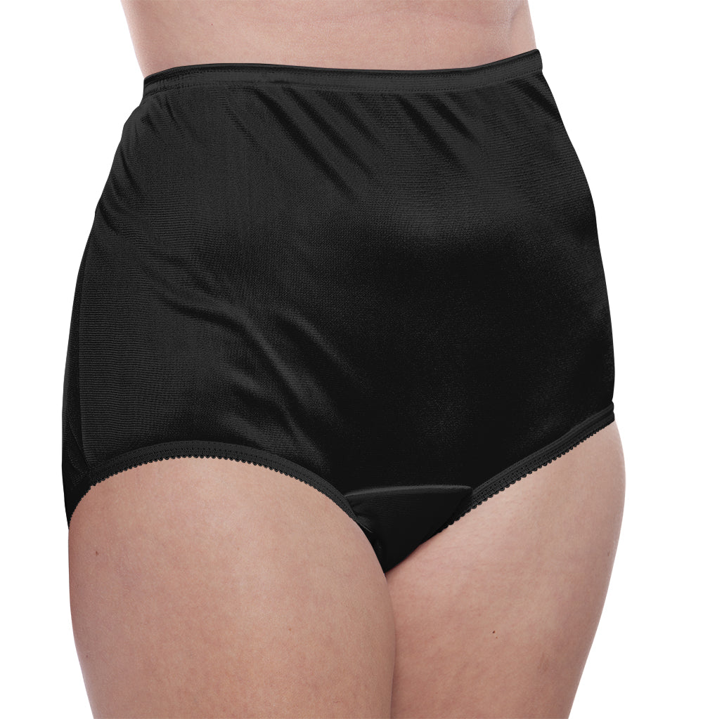 Nylon Brief Panty (Style 331/Plain Jane) 4 Pack in Basic Neutrals - Concordia Style Boutique