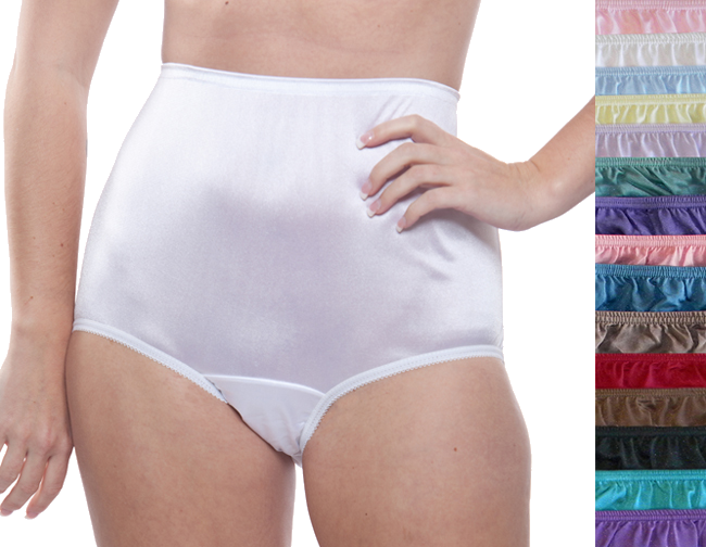Nylon Brief Panty (Style 331/Plain Jane) Surprise Color 10 Pack - Concordia Style Boutique