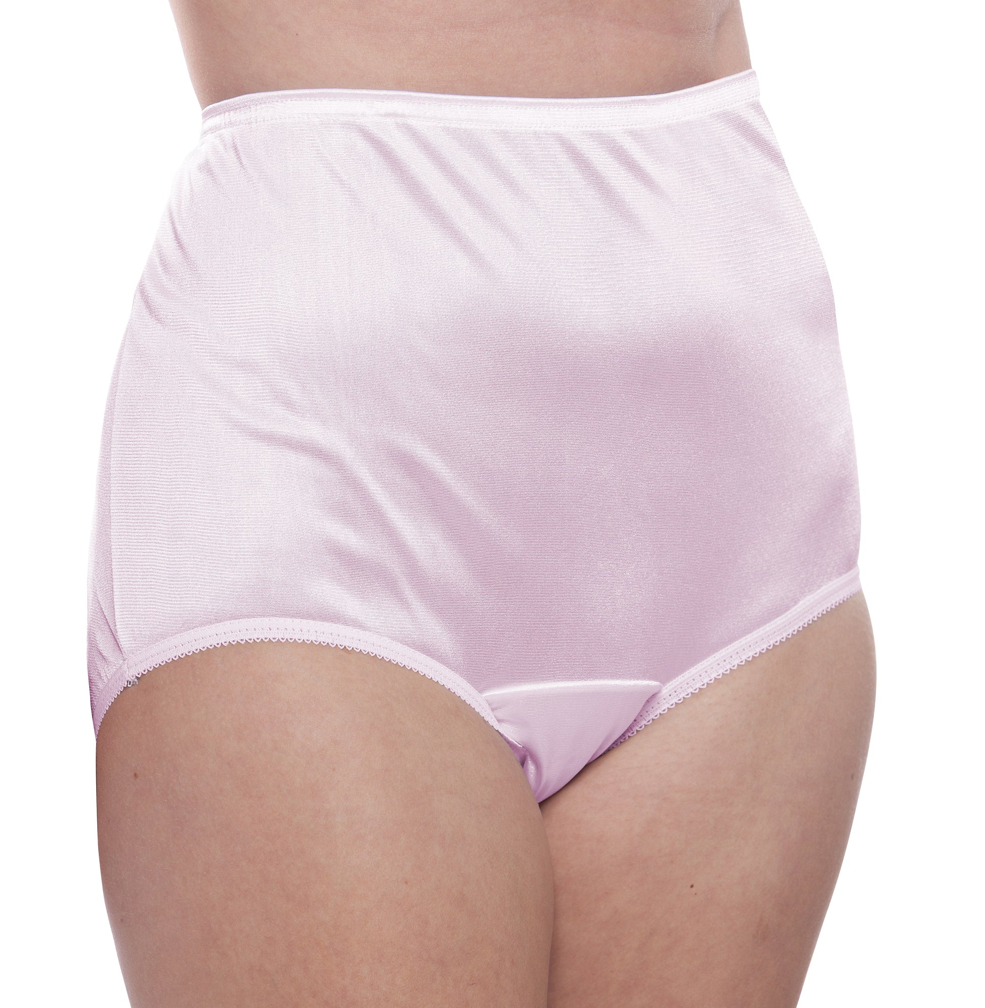 Nylon Brief Panty (Style 331/Plain Jane) 4 Pack in Classic Lights - Concordia Style Boutique
