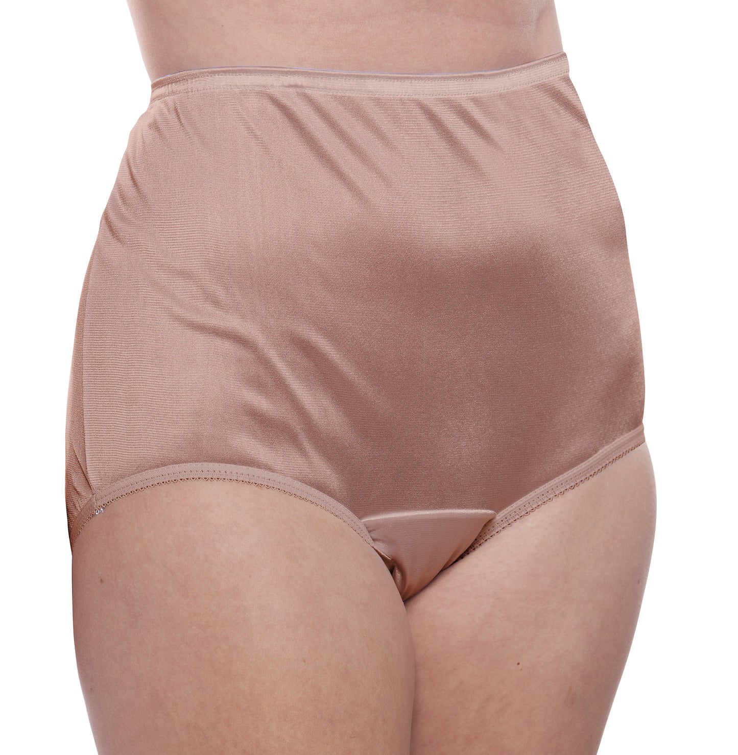 Nylon Brief Panty (Style 331/Plain Jane) 4 Pack in Classic Lights - Concordia Style Boutique