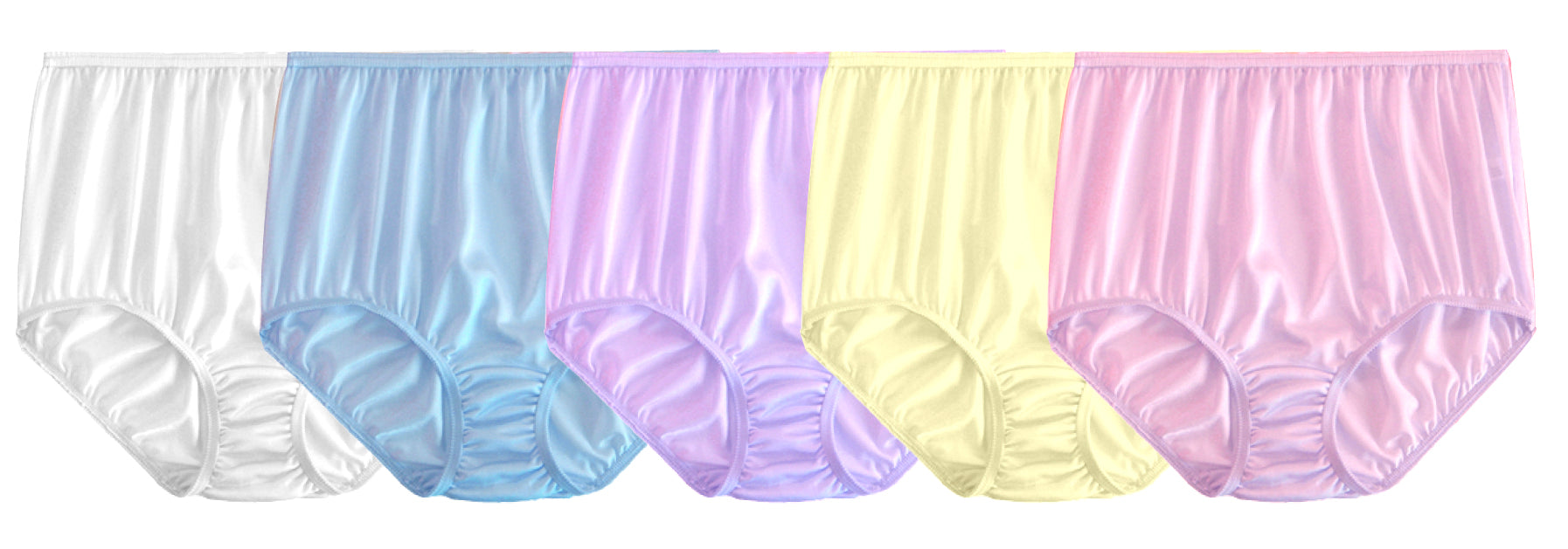 Nylon Brief Panty (Style 331/Plain Jane) Surprise Color 10 Pack - Concordia Style Boutique