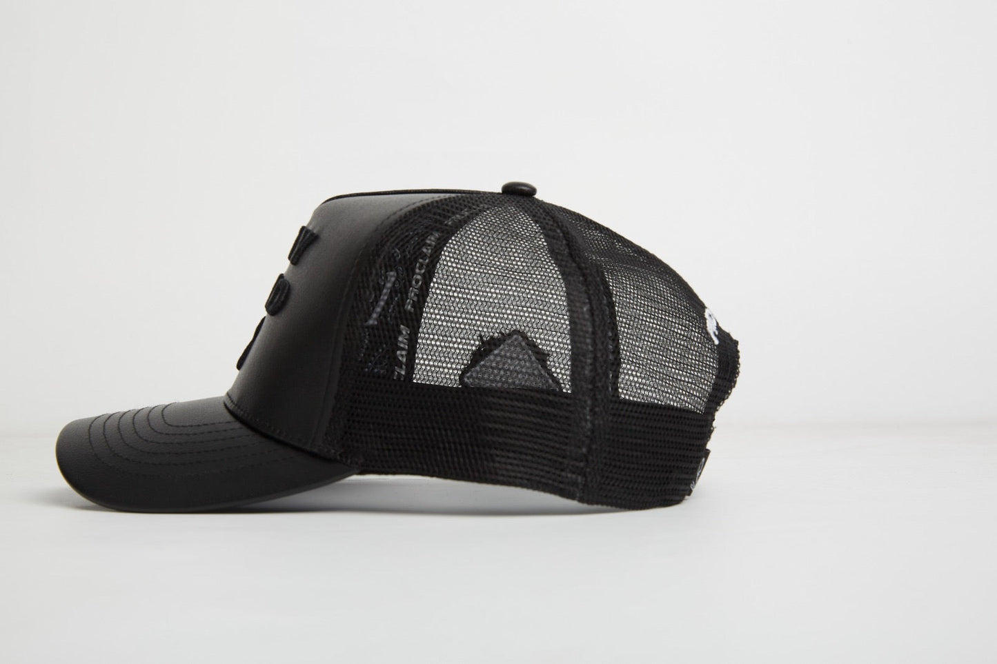 Pray Grind Repeat- Asphalt Leather / Signature Series Snap-Back - Concordia Style Boutique