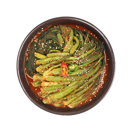 Na You Sun's Dolsan Samchae Gat Kimchi (Mustard Leaf Kimchi) - Concordia Style Boutique