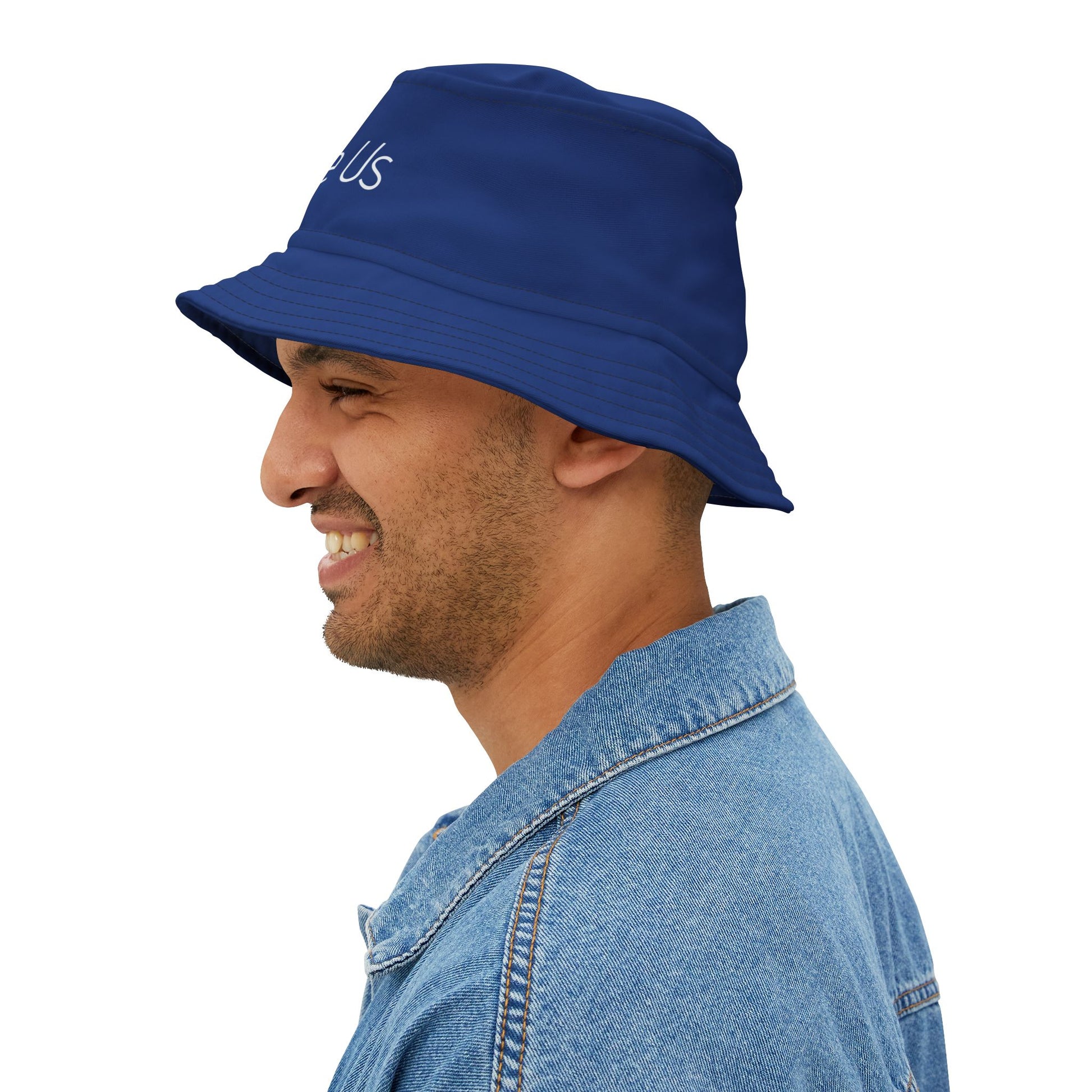 "They Not Like Us" - Bucket Hat (Blue) - Premium Hats from Concordia Style Boutique - Just $27.84! Shop now at Concordia Style Boutique