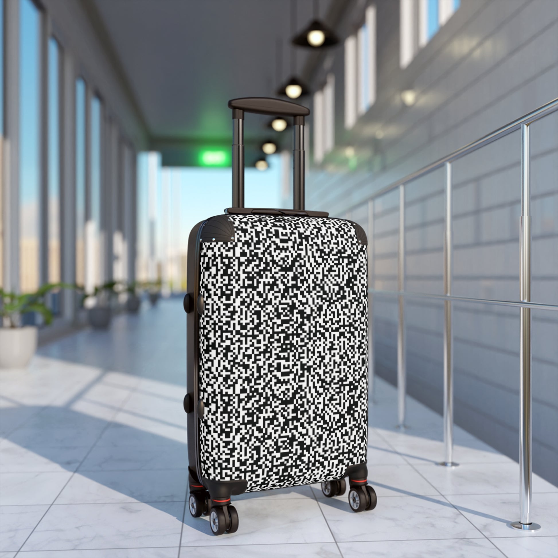 Suitcase - "Scan Me" - Premium suitcase from Concordia Style Boutique - Just $277.02! Shop now at Concordia Style Boutique