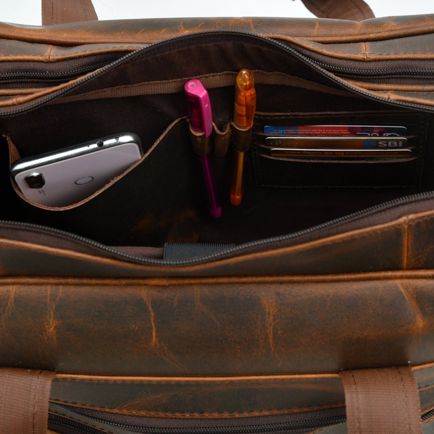 The Brooklyn - Leather Briefcase - Concordia Style Boutique