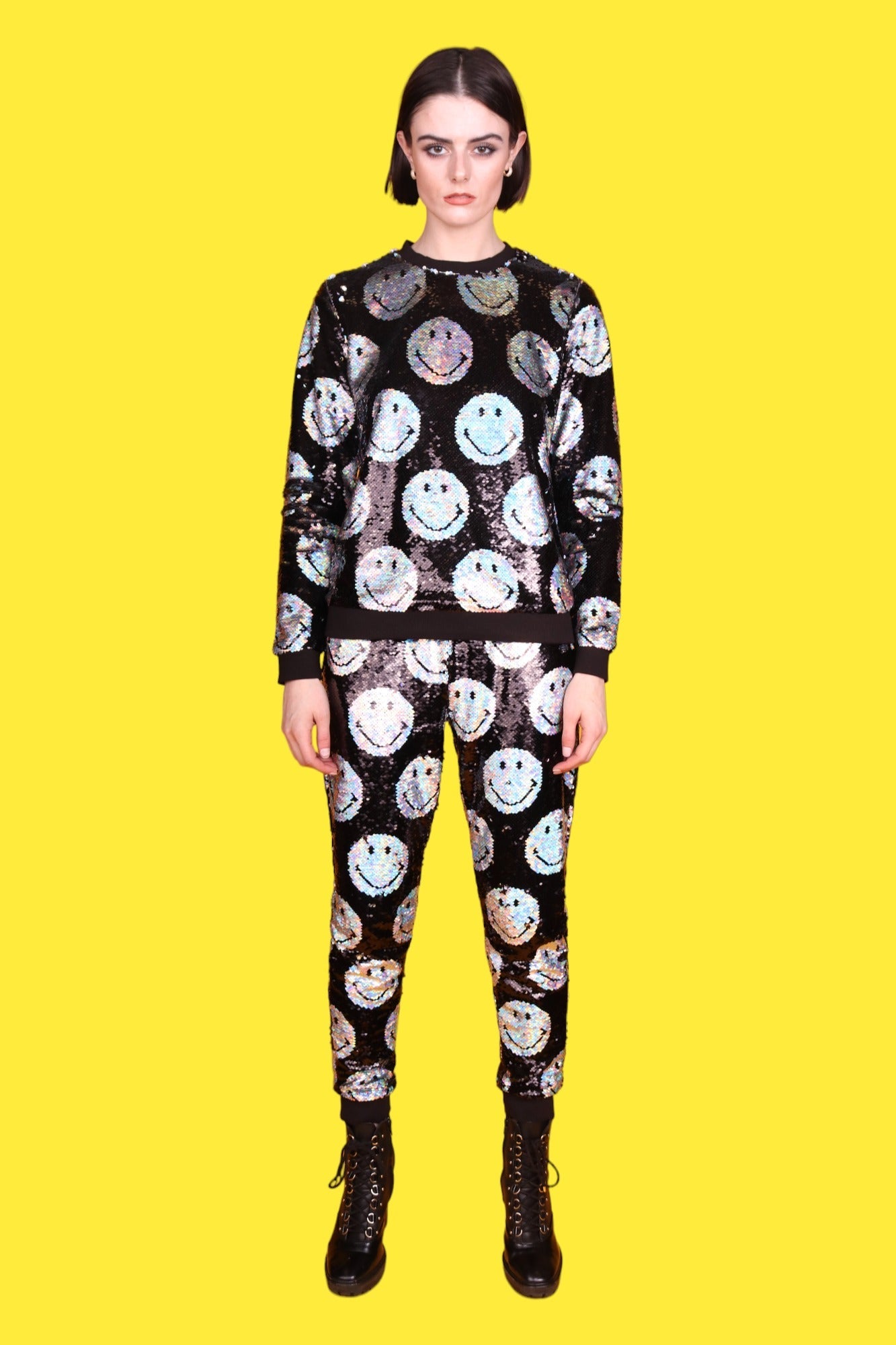 "Any Old  Iron" - x Smiley Iridescent Joggers - Premium Clothing from Any Old Iron - Just $175! Shop now at Concordia Style Boutique