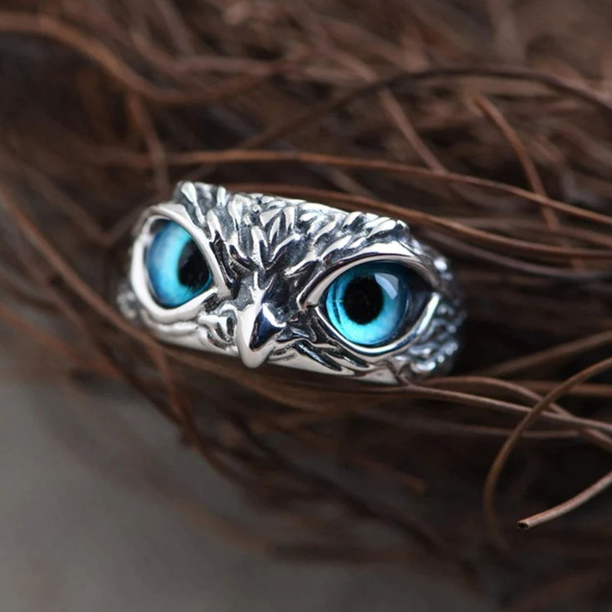 OWL EYE RING (ADJUSTABLE) - Concordia Style Boutique