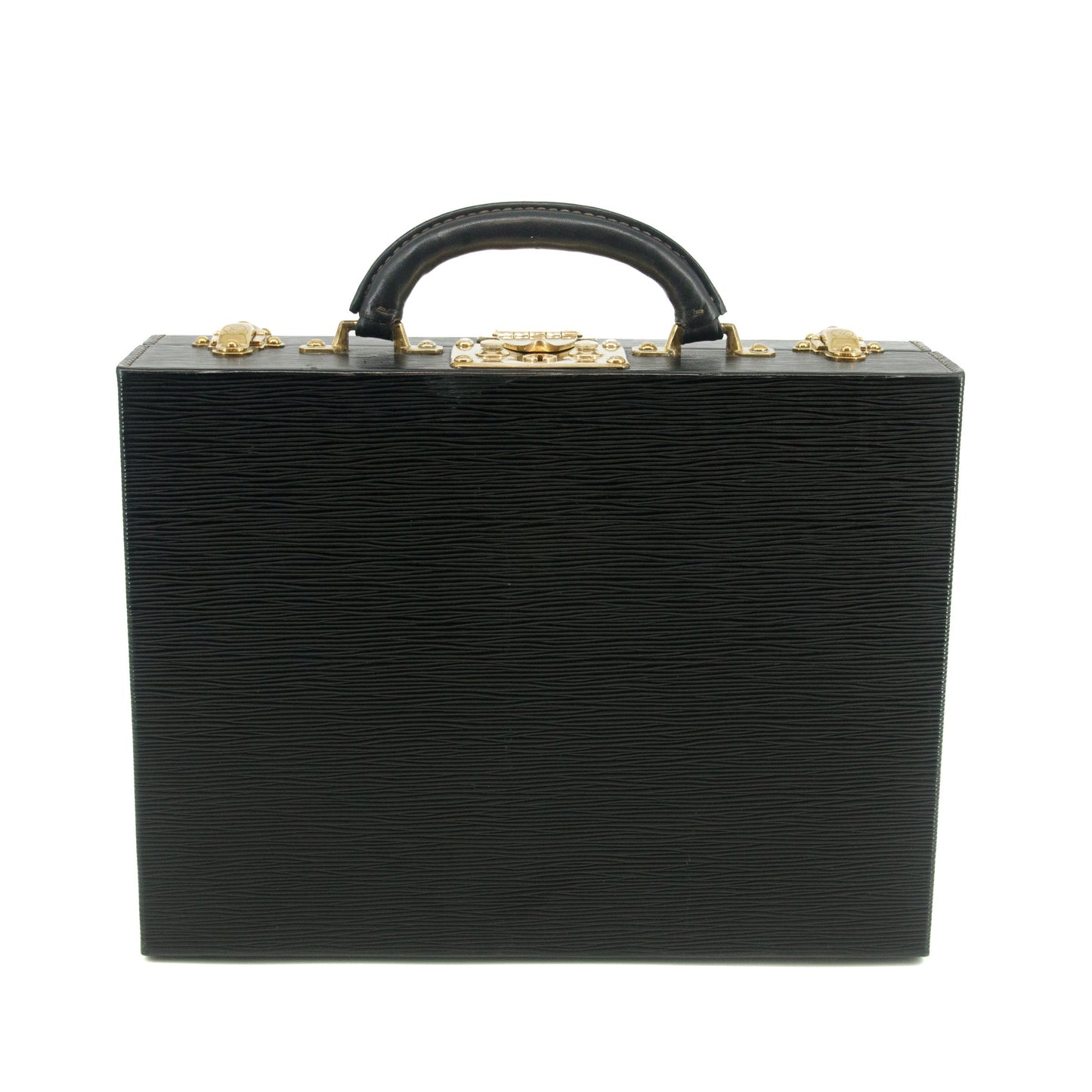 Louis Vuitton Black Epi Leather Jewlery Briefcase Bag #3429
