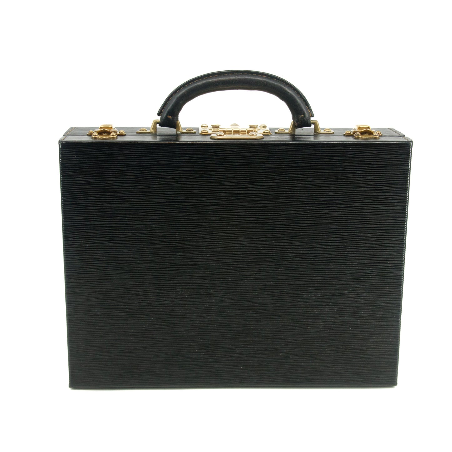 Louis Vuitton Black Epi Leather Jewlery Briefcase Bag #3429