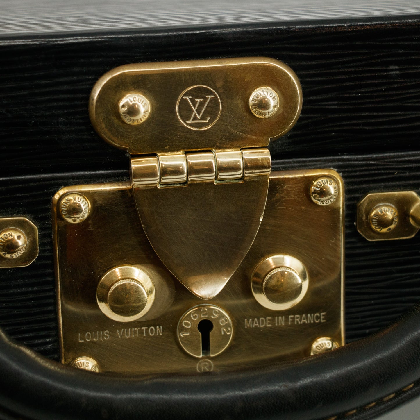 Louis Vuitton Black Epi Leather Jewlery Briefcase Bag #3429