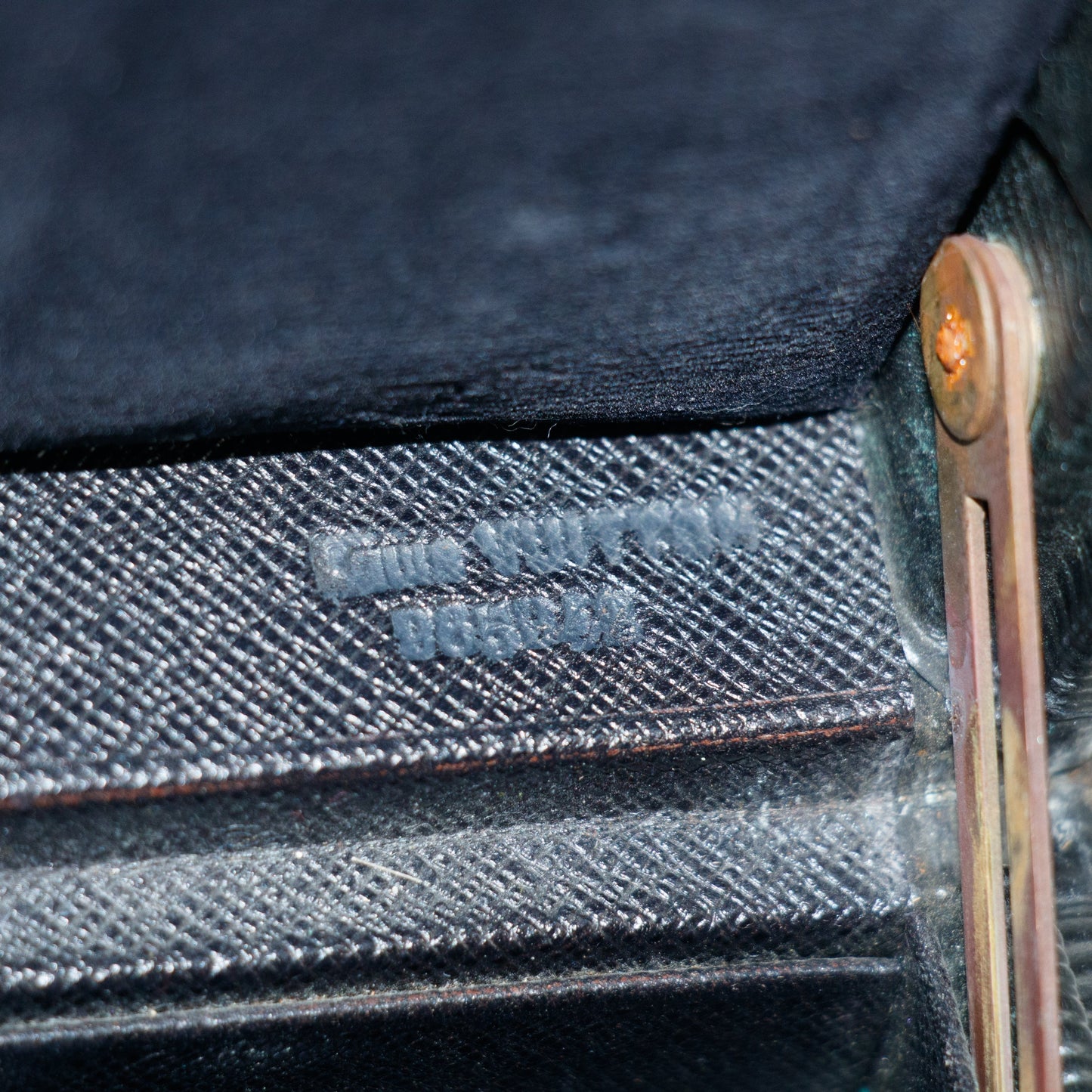 Louis Vuitton Black Epi Leather Jewlery Briefcase Bag #3429