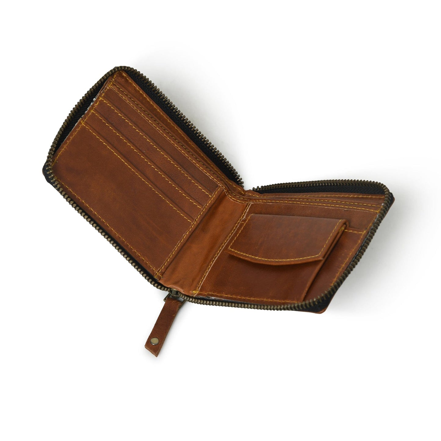 Adams Bi-Fold Wallet- Tan Brown - Concordia Style Boutique