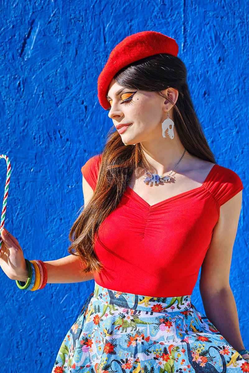 Isabel Top in Red - Concordia Style Boutique