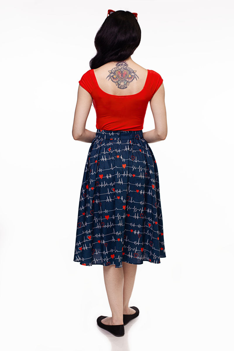 Doris Skirt in Heartbreaker - Small only - Concordia Style Boutique