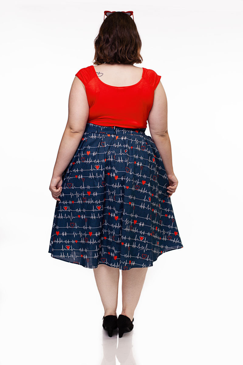 Doris Skirt in Heartbreaker - Small only - Concordia Style Boutique