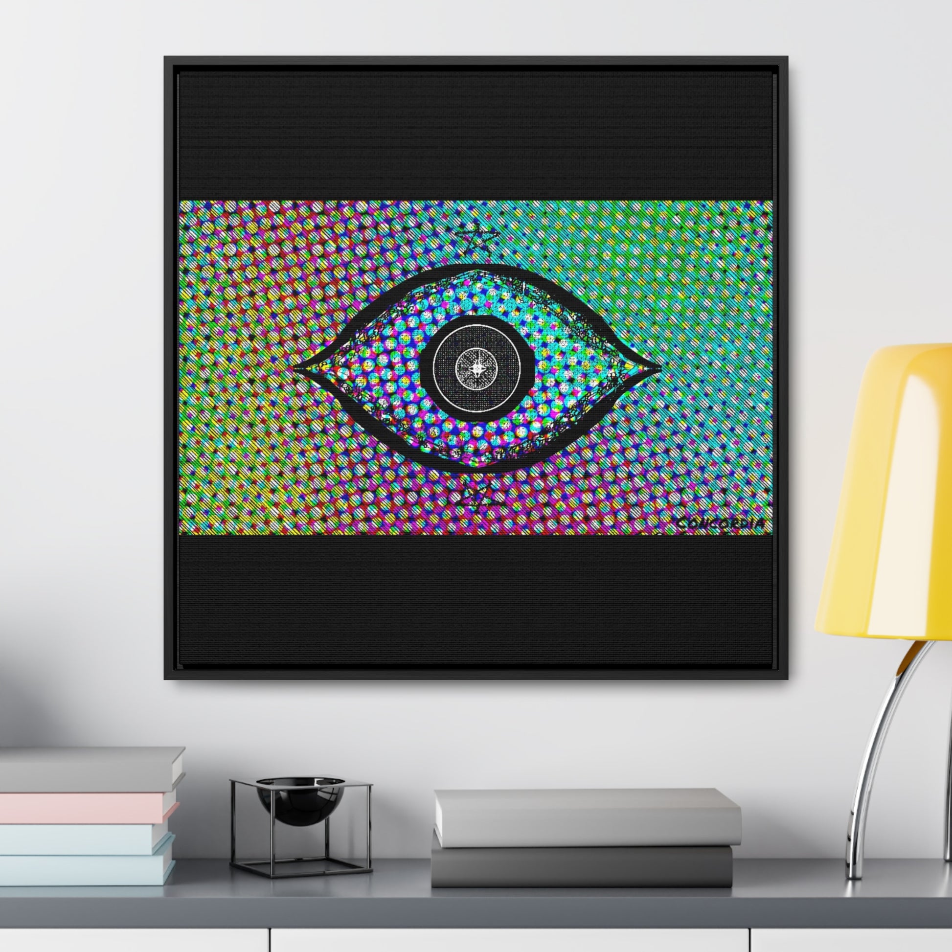 "The Eye" - Gallery Canvas Wraps, Square Frame - Premium Canvas from Concordia Style Boutique - Just $106.56! Shop now at Concordia Style Boutique