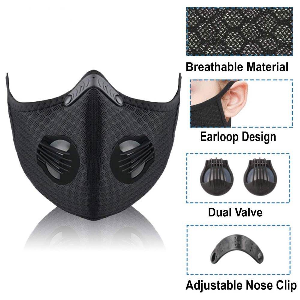 Dust Mask EN149 - Anti-Fog Filter With Breathing Valve (KN95) - Concordia Style Boutique