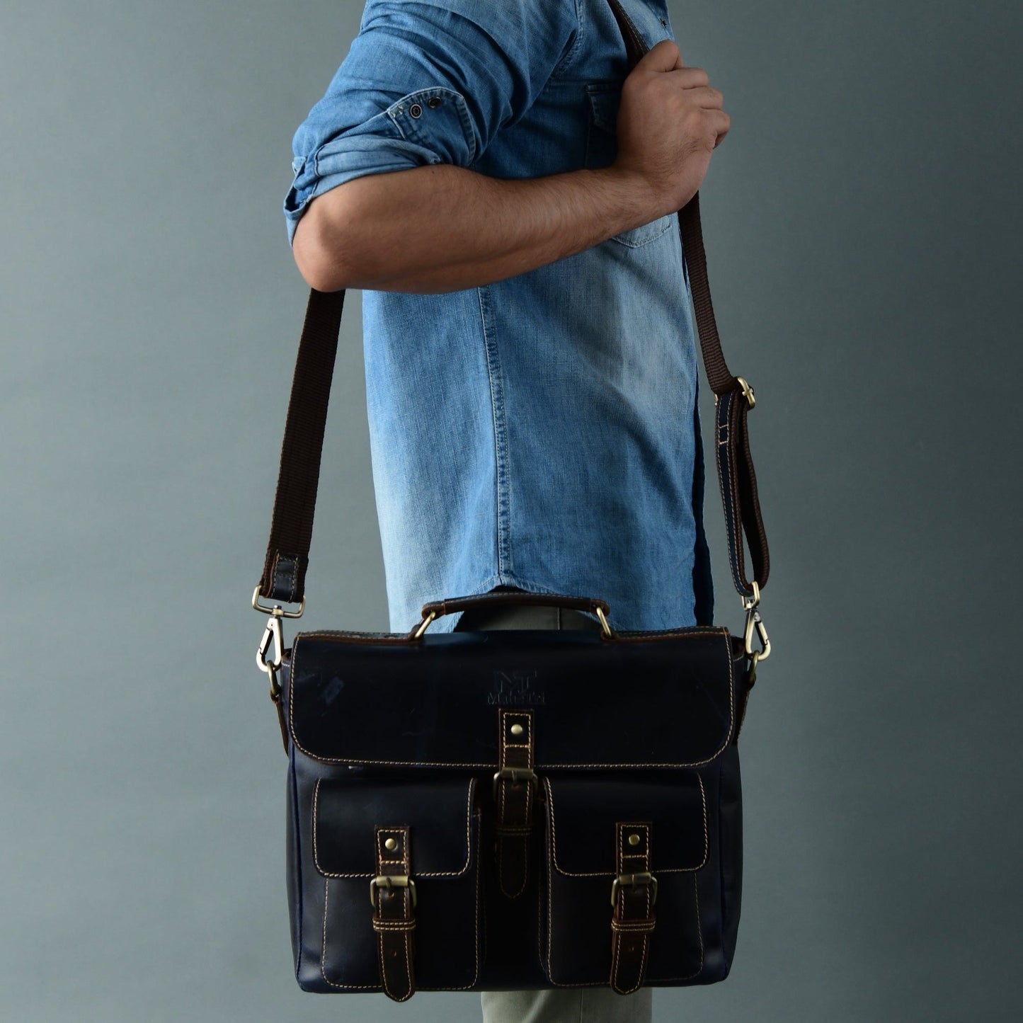 Panther Laptop Messenger Bag - Concordia Style Boutique