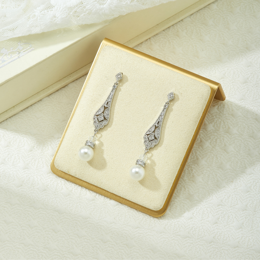 BRIDAL PEARL EARRINGS (PAIR) - Concordia Style Boutique
