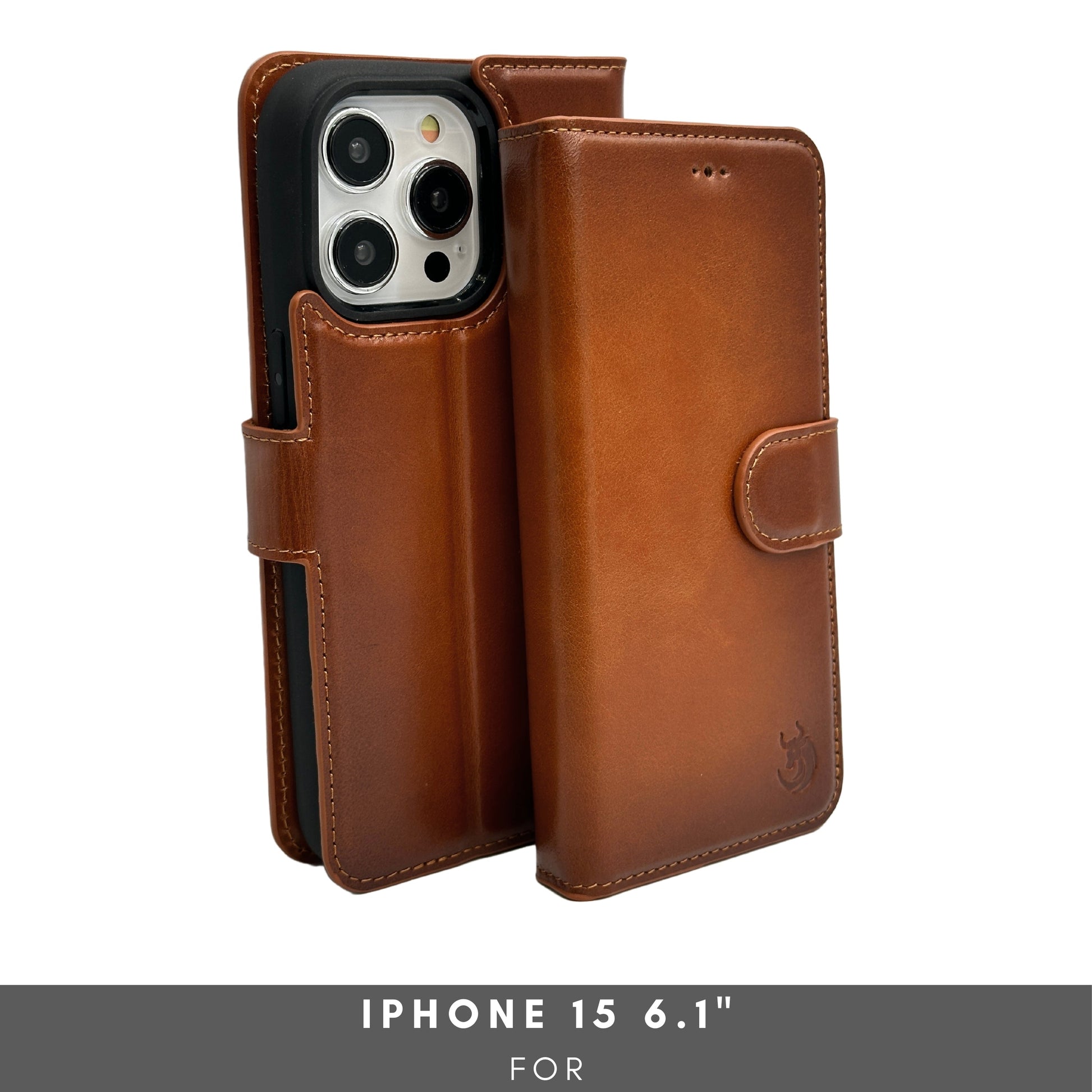 Vegas Premium Leather iPhone 15 Wallet Case with MagSafe | Detachable RFID Blocking Luxury Wallet - Concordia Style Boutique