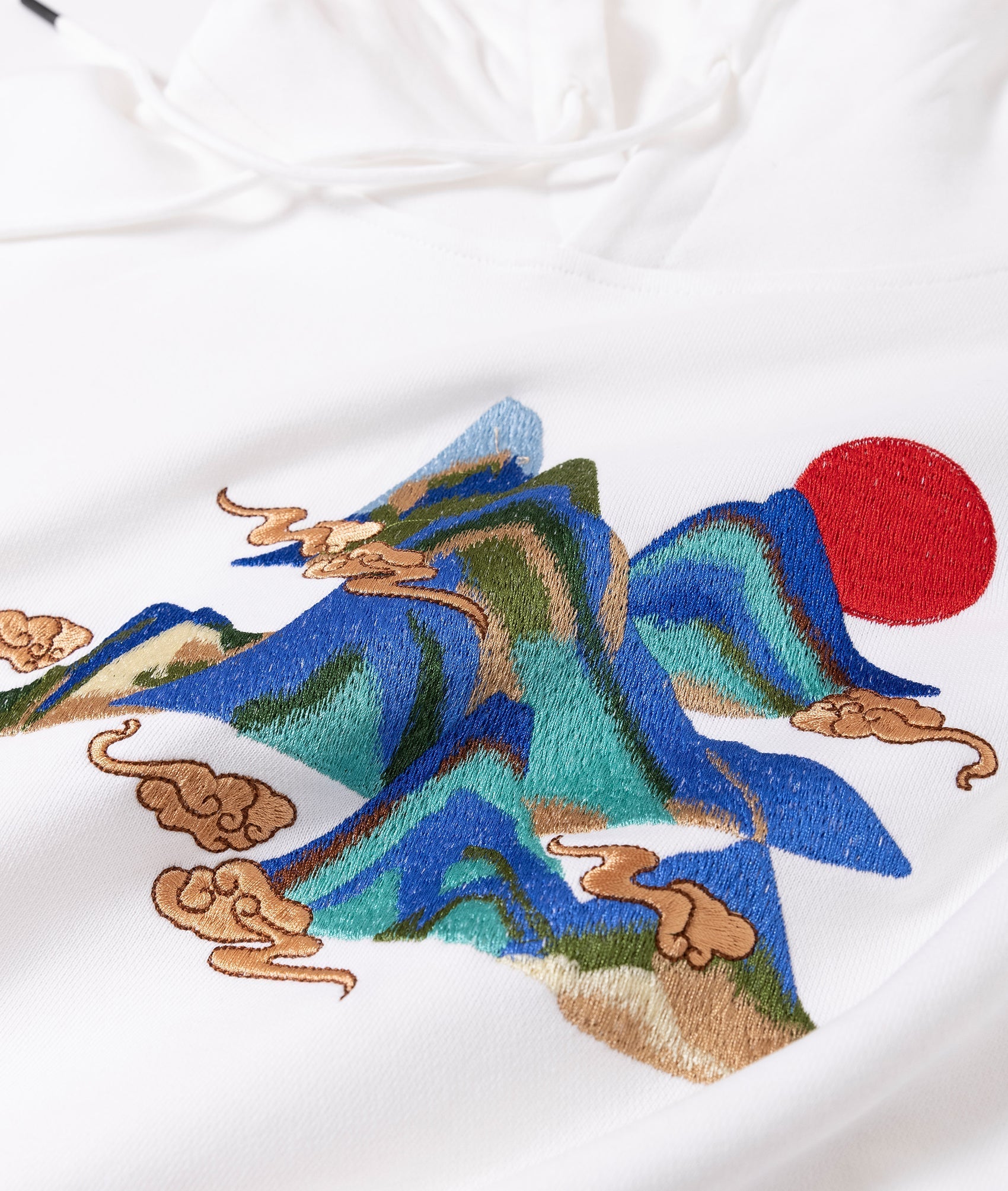 KH9232 Mountains Embroidery Hoodie - Concordia Style Boutique