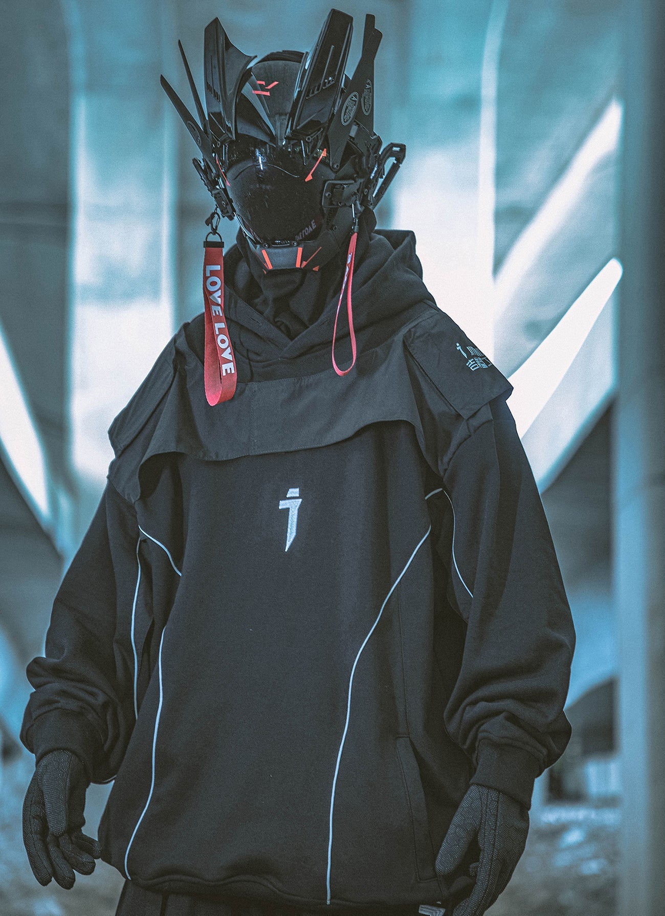 HiH29 Shadow Mixed Hoodie - Concordia Style Boutique