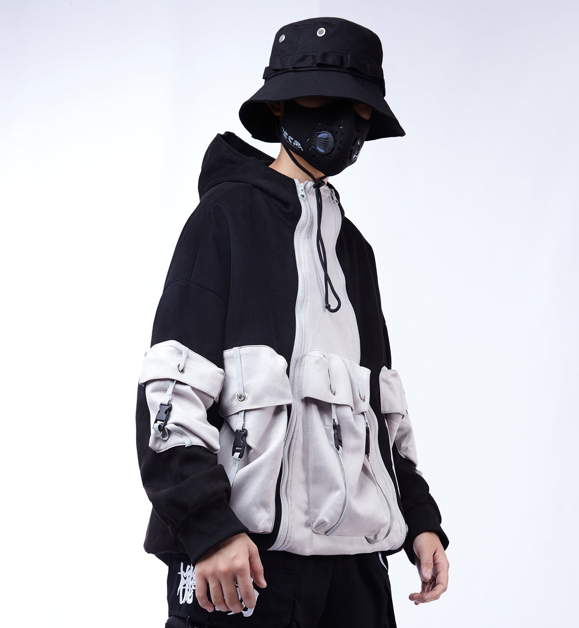 YEH1 Patchwork Functional Hoodie - Concordia Style Boutique