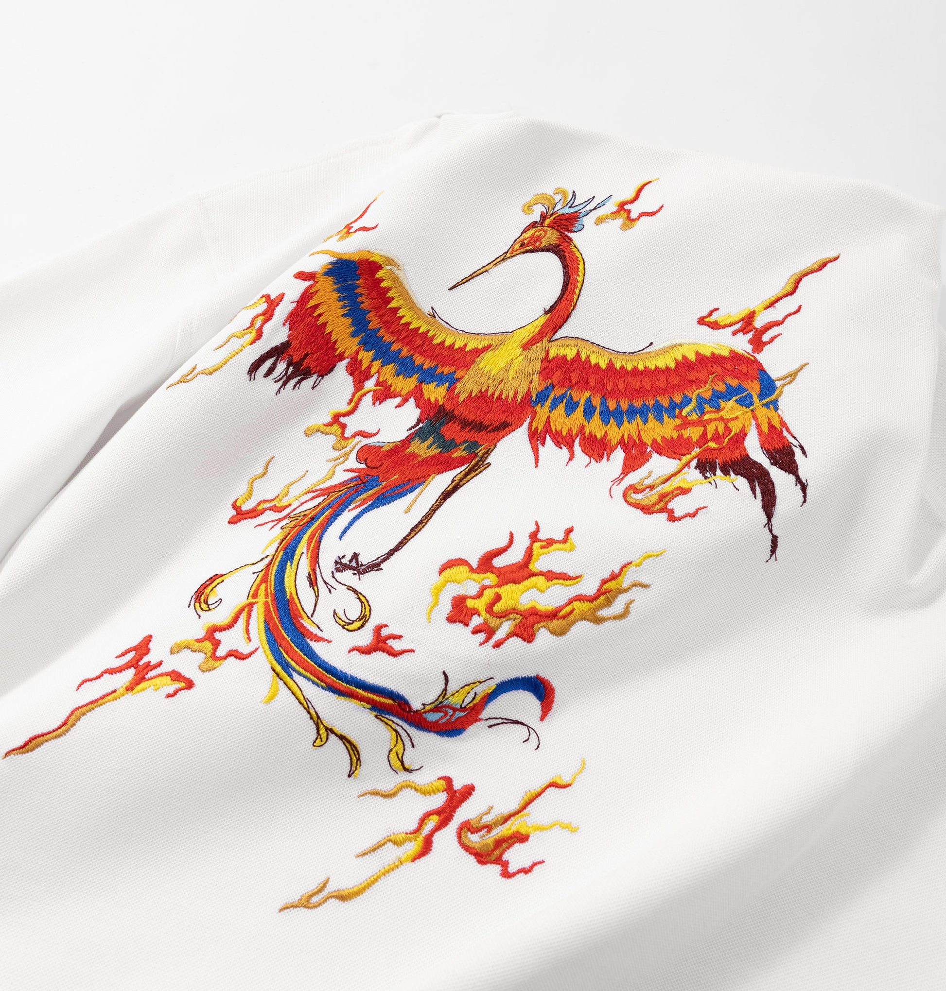 Flying Phoenix Embroidery Polo - Concordia Style Boutique