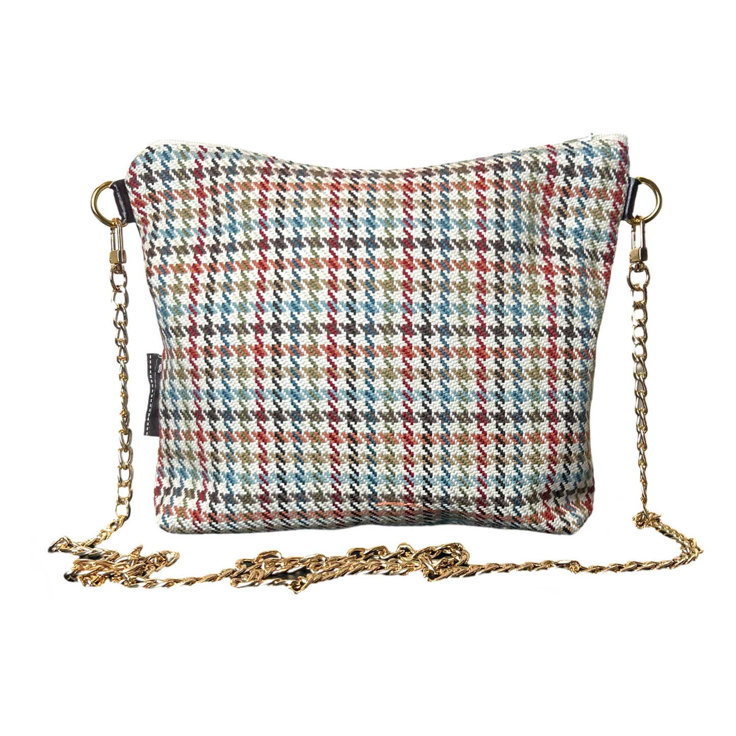 Couvertures et Tenues du Jour Green Vintage Scarf Crossbody Bag