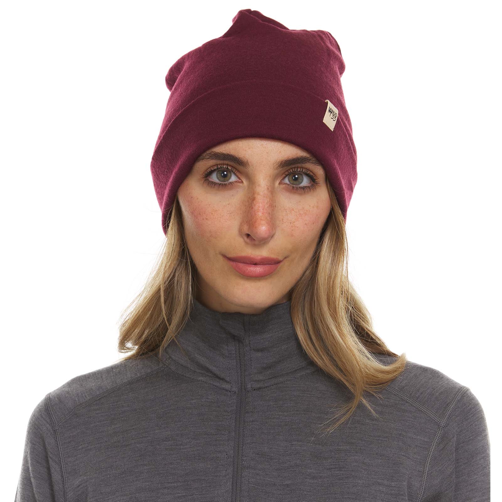 Lightweight - Ridge Cuff Beanie 100% Merino Wool - Concordia Style Boutique