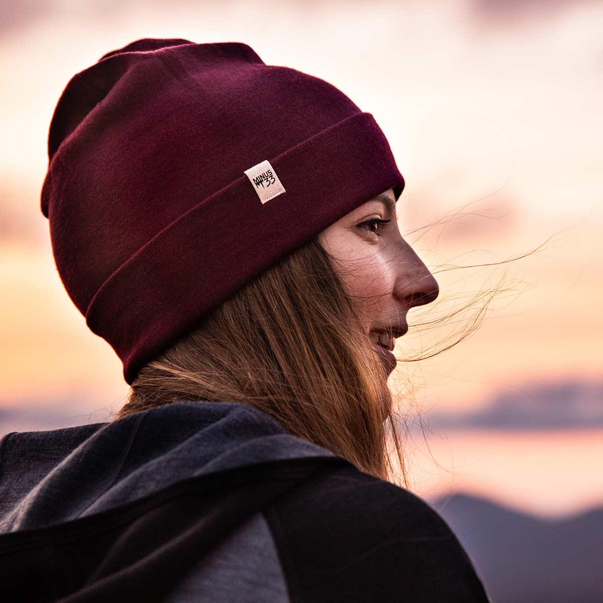 Lightweight - Ridge Cuff Beanie 100% Merino Wool - Concordia Style Boutique