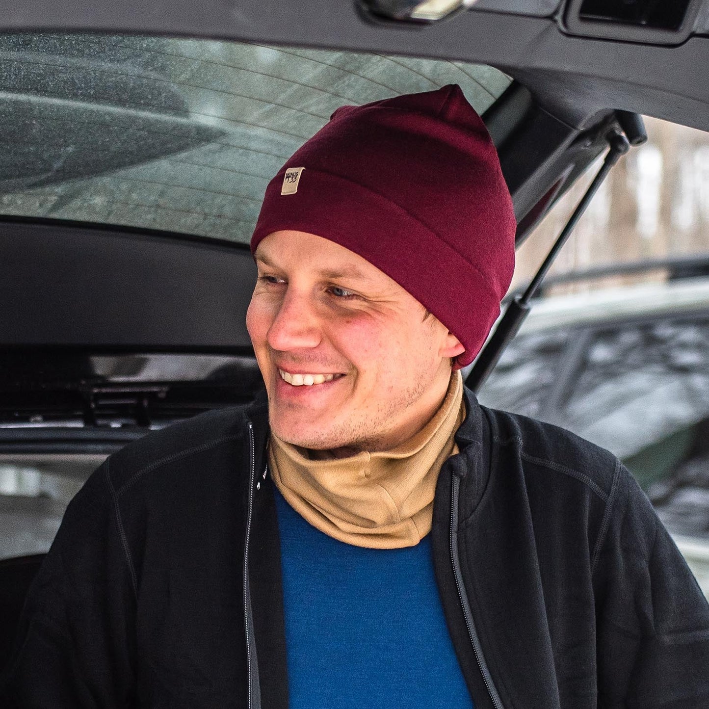 Lightweight - Ridge Cuff Beanie 100% Merino Wool - Concordia Style Boutique